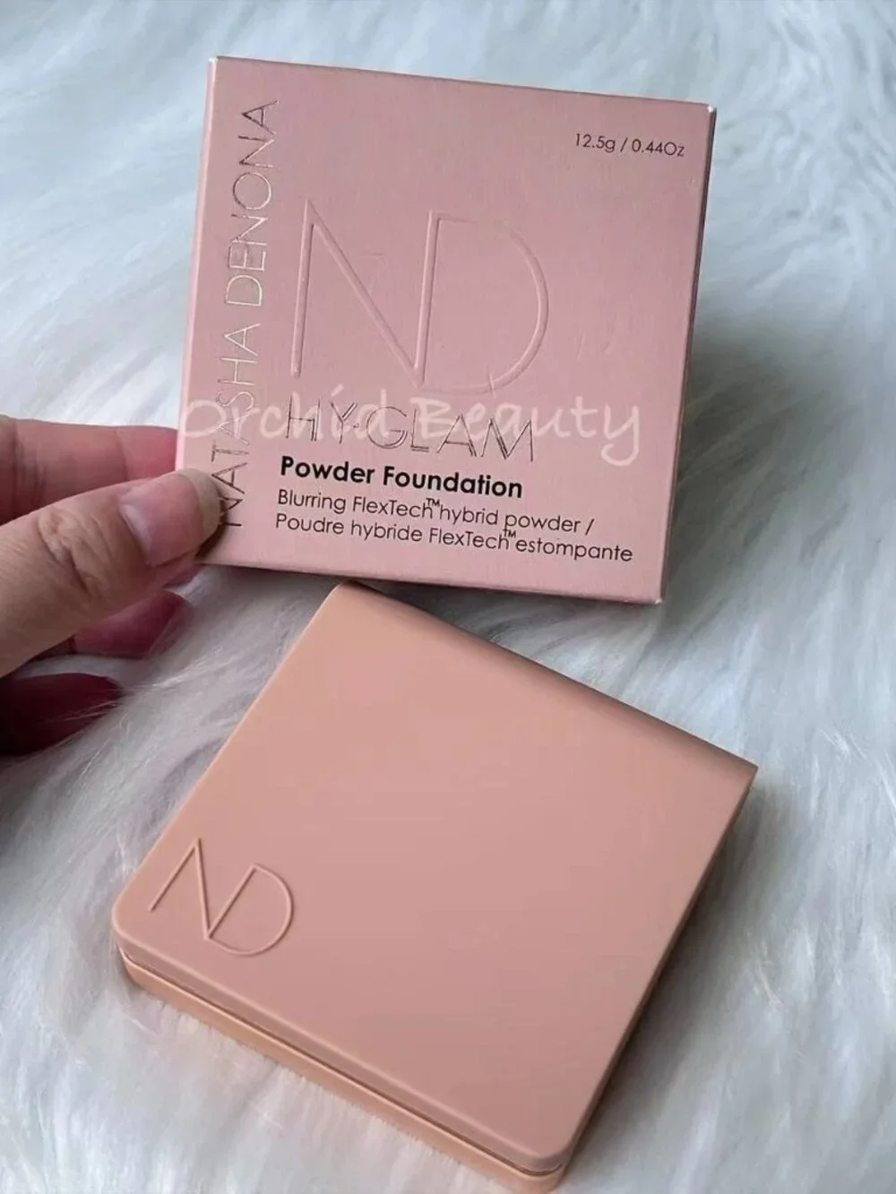 Natasha Denona HyGlam Powder Foundation~R6-R7~Full Size 12.5 g~New In Box